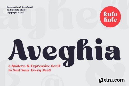 Aveghia Display Serif Font