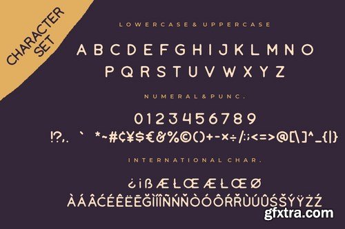 Tropikana Monoline Vintage Typeface