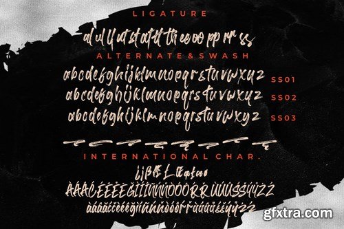 Barttony Handbrush Typeface