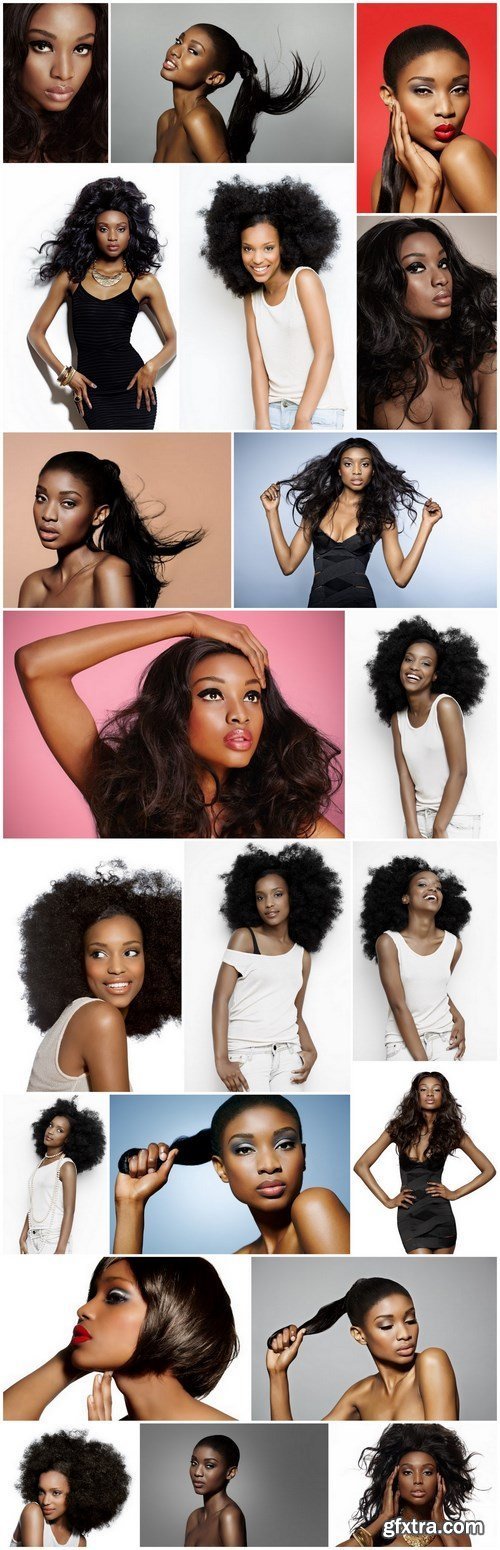 Sexy Black Woman 2 - 21xUHQ JPEG Photo Stock