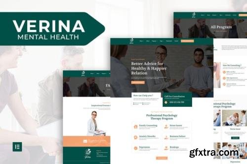 ThemeForest - Verina v1.0.1 - Mental Health Elementor Template Kit - 31103528