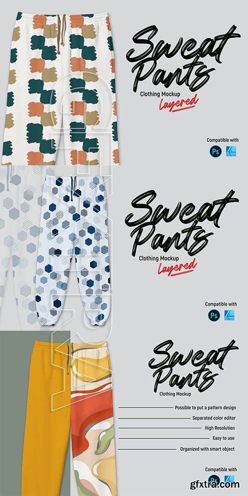 Sweatpants Mockup