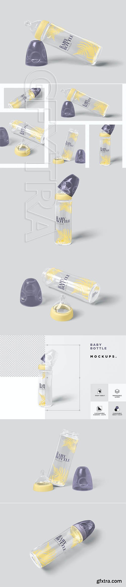 Baby Bottle Mockups