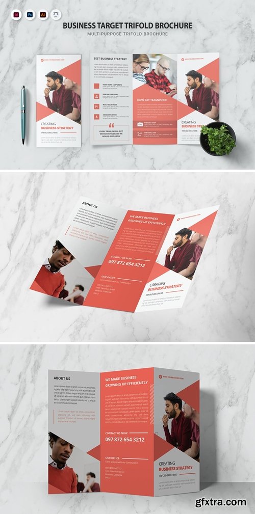 Business Target Trifold Brochure