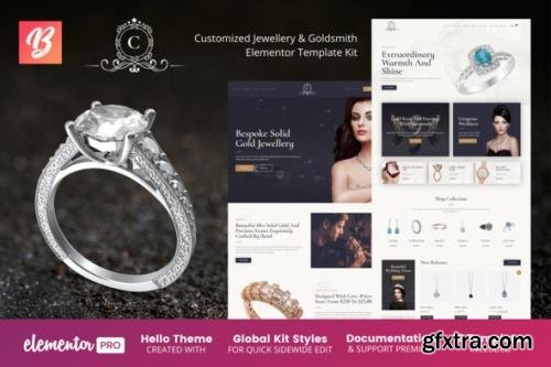 ThemeForest - CustomMade v1.0.0 - Customized Jewellery & Goldsmith Elementor Template Kit - 31110515