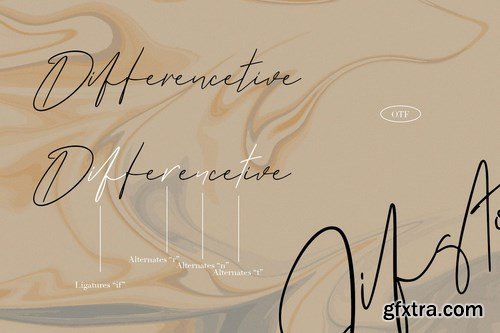 Jifstone Signature Handmade Font