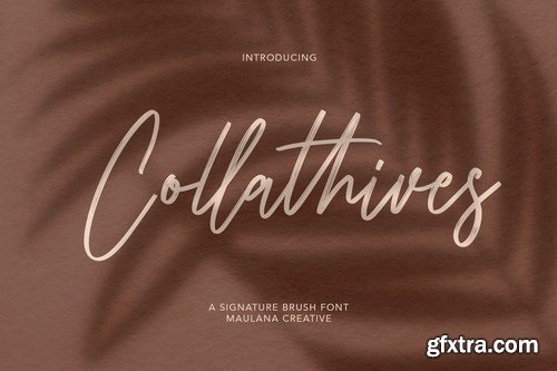 Collathives Signature Brush Font