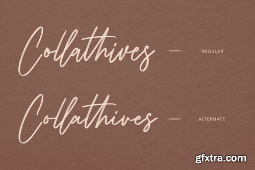 Collathives Signature Brush Font