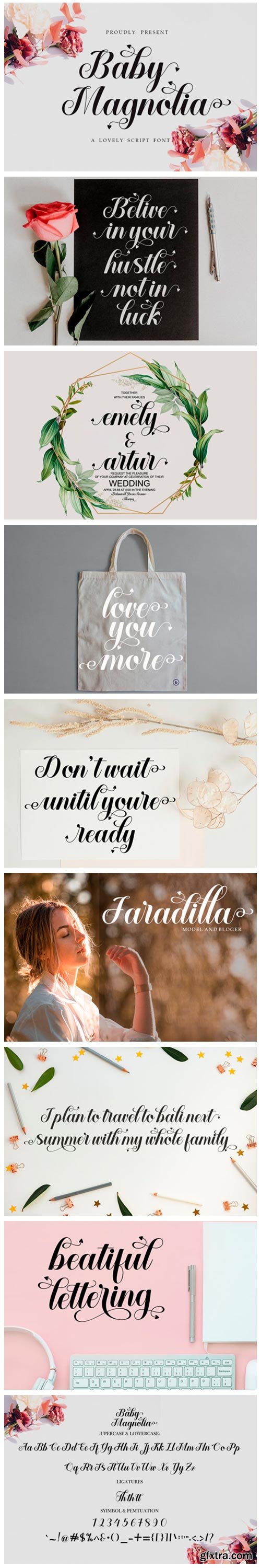 Baby Magnolia Font