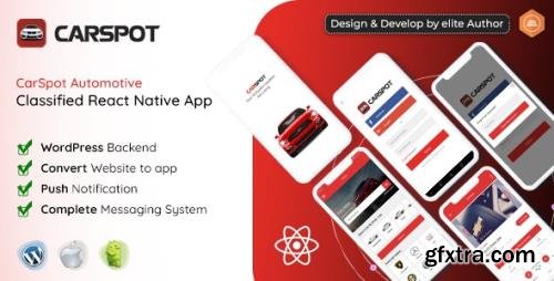 CodeCanyon - CarSpot v1.8 - Dealership Classified React Native App - 24793504