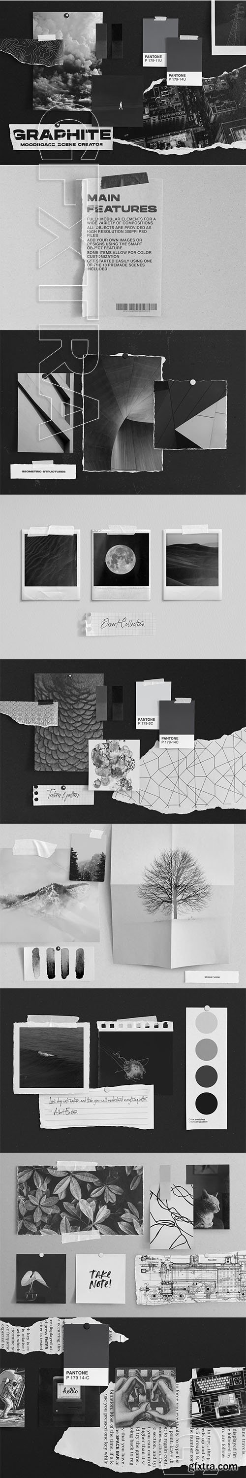 CreativeMarket - Graphite | Moodboard Scene Creator 5914588