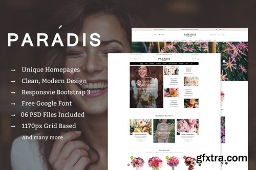 Paradise - Multipurpose eCommerce PSD Template