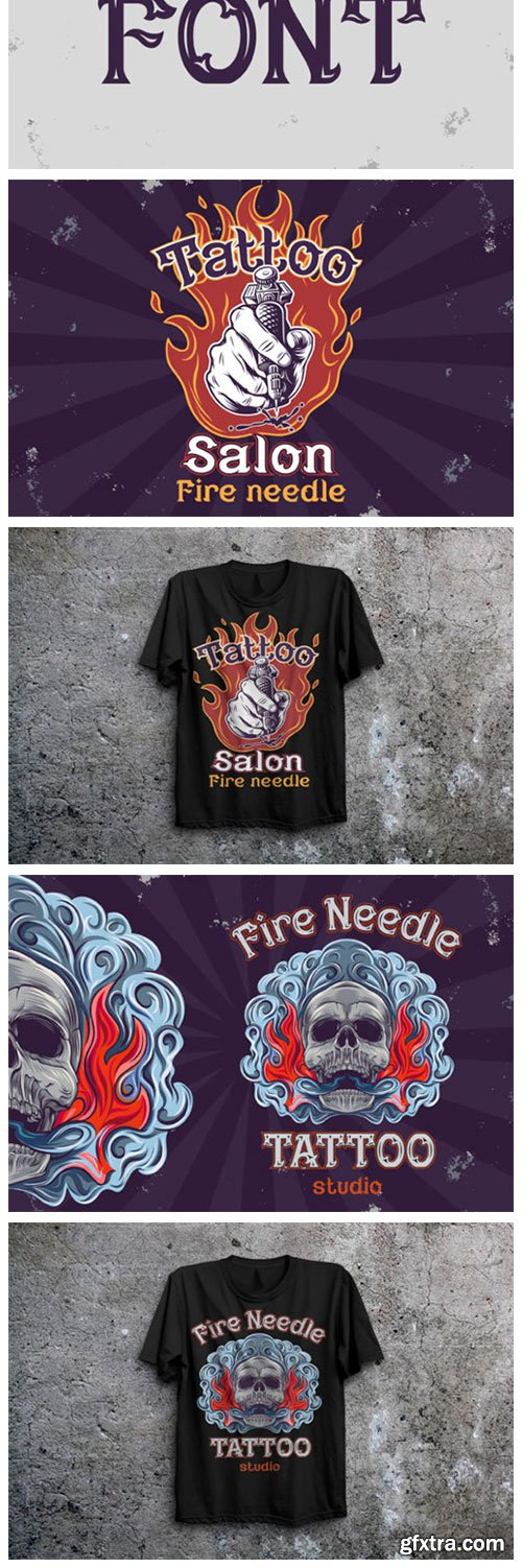 Fire Needle Font