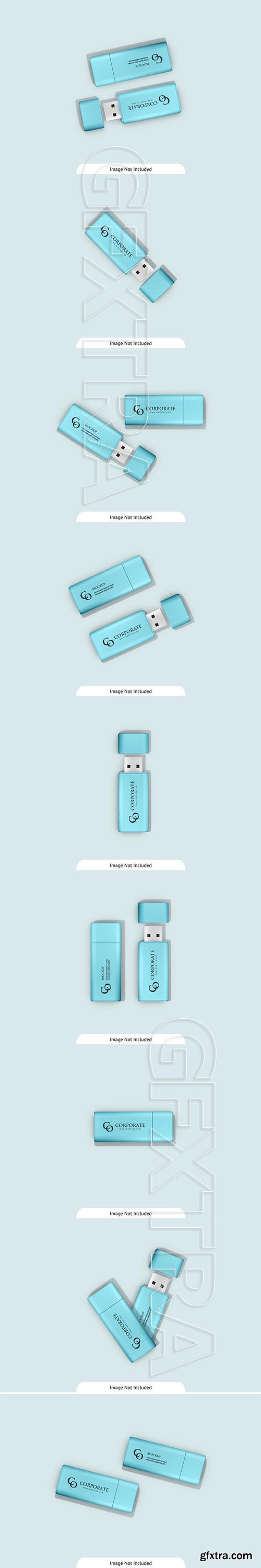 Usb flash drive mockup