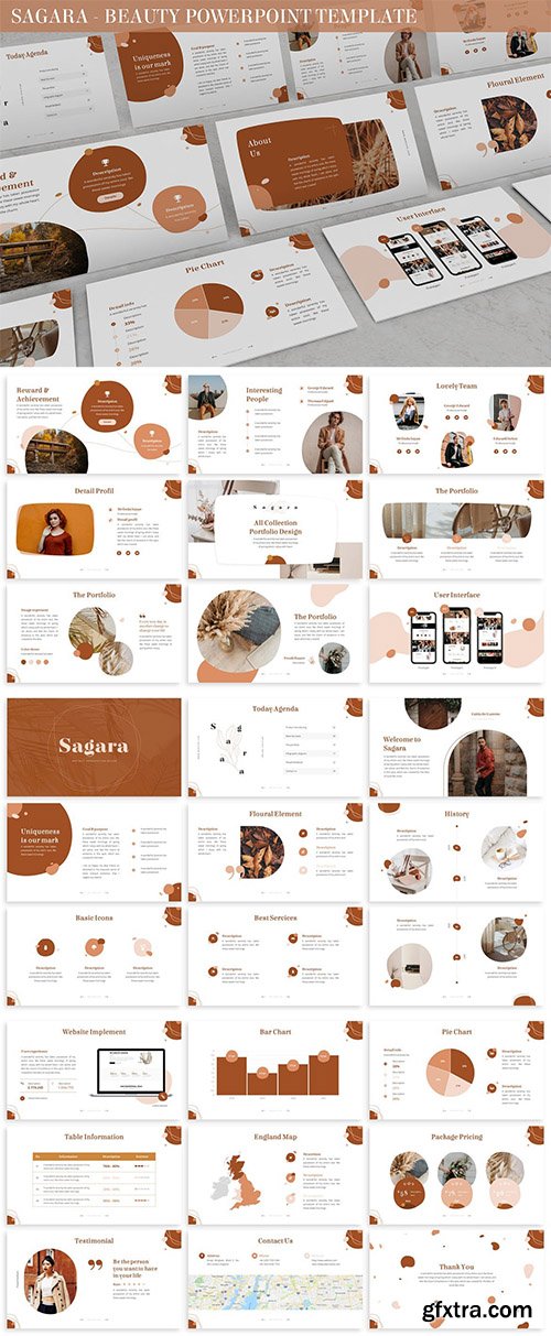 Sagara - Beauty Powerpoint Template