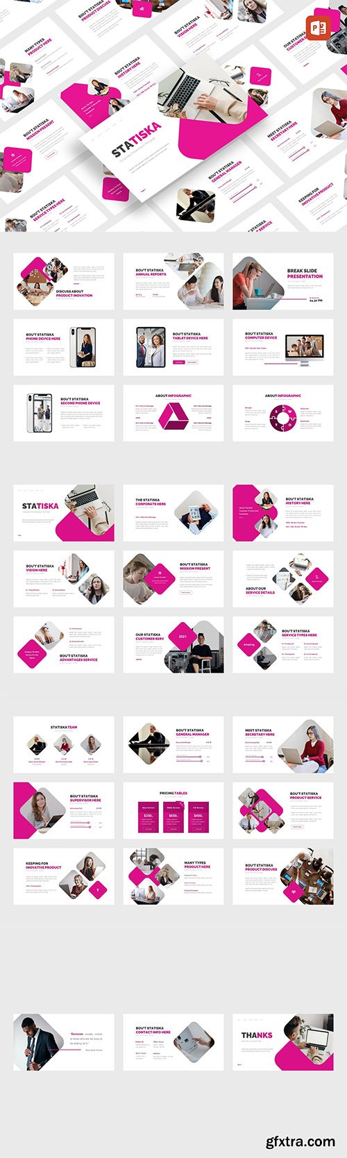 Statiska - Corporate PowerPoint, Keynote and Google Slides Template