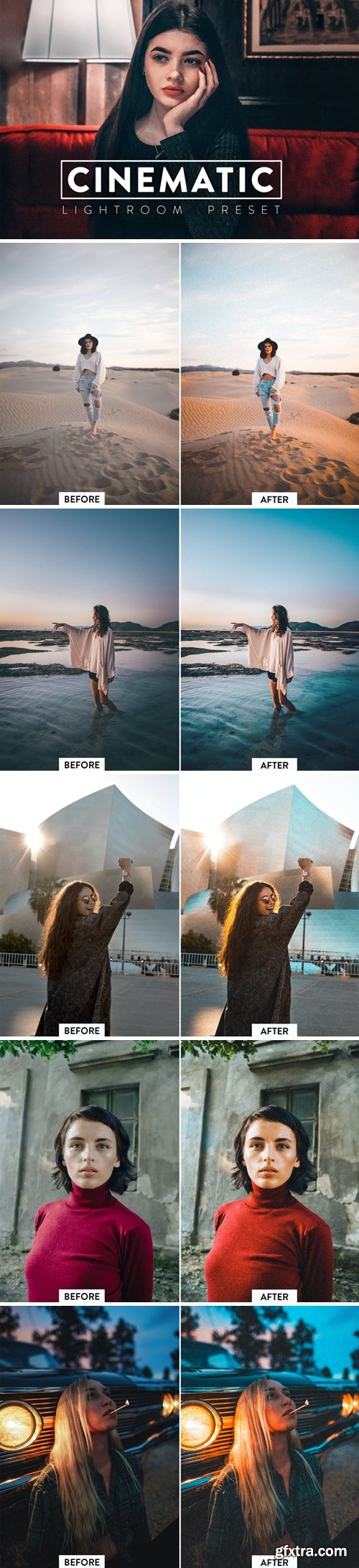 10 Cinematic Lightroom Presets