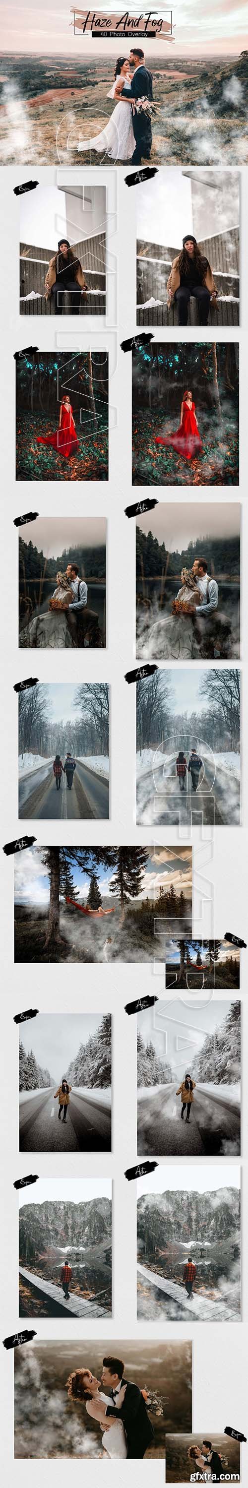 CreativeMarket - 40 Haze And Fog Photo Overlays 5896232