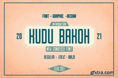 MS - Kudu Bakoh Display Font