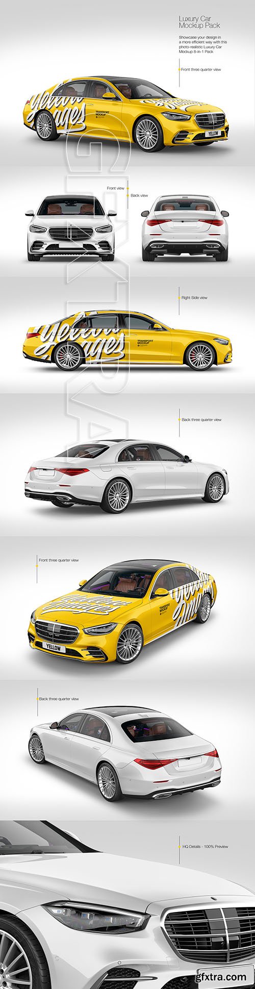 Luxury Car Mockup Pack 78960