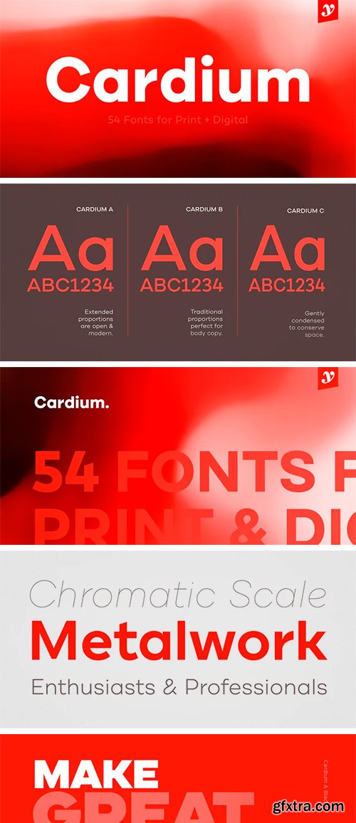 Cardium Font Family