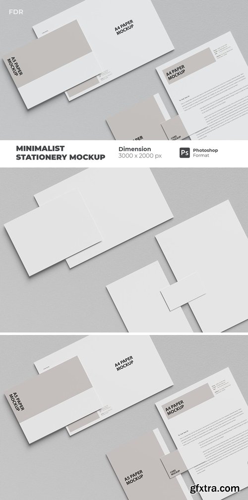 Minimalist Stationery Mockup V.2