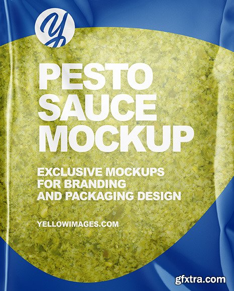 Pesto Sauce Package Mockup 76777