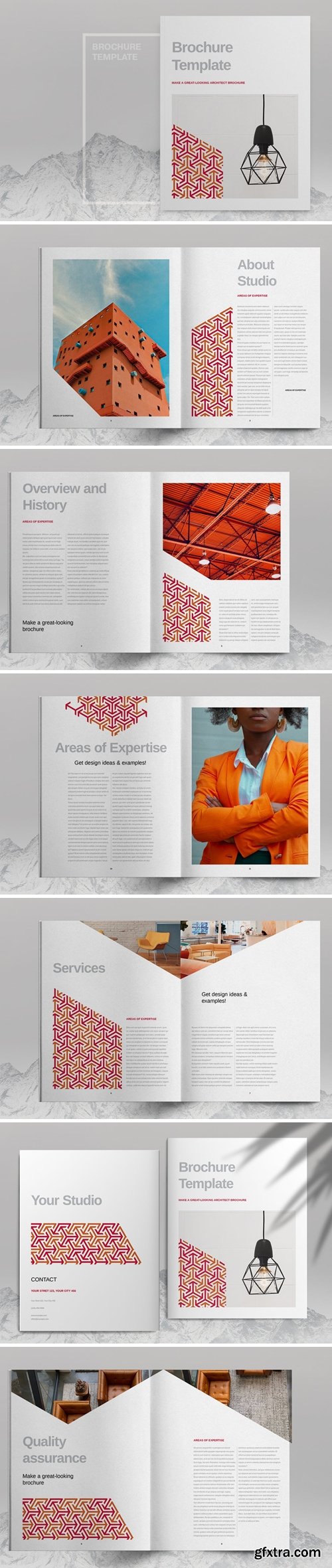 Orange Business Brochure Template