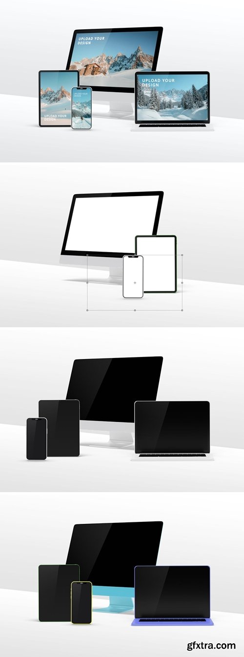 Multi Devices Responsive Website Mockup | 05
