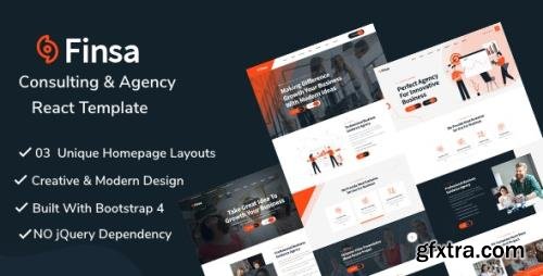 ThemeForest - Finsa v1.0 - React Consultancy & Business Template (Update: 14 March 21) - 29038140