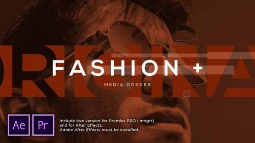 Videohive - Fashion Plus Media Opener