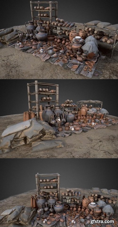 Assassins Creed Odyssey Fan Art - Market - Props