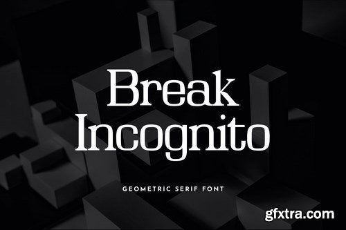 Break Incognito Serif Font