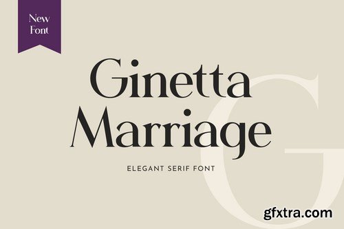 Ginetta Marriage Serif Font