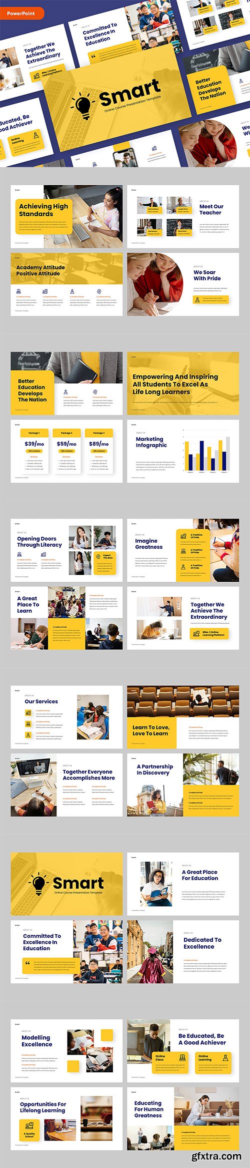 SMART - Education PowerPoint, Keynote and Google Slides Template