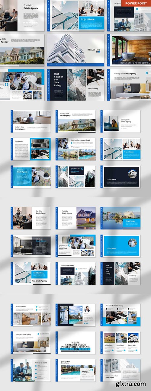 Real Estate PowerPoint, Keynote and Google Slides Template