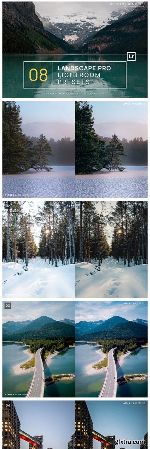 8 Landscape Pro Lightroom Presets 8306535