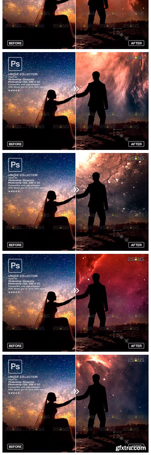 Night Sky Backdrop, Photoshop Overlay 9414420