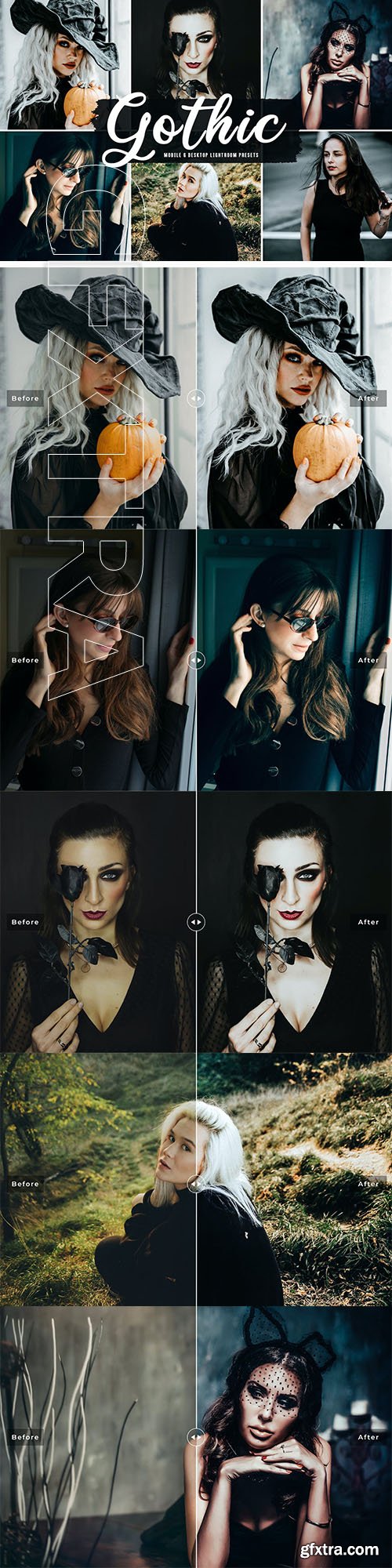 Gothic Mobile & Desktop Lightroom Presets