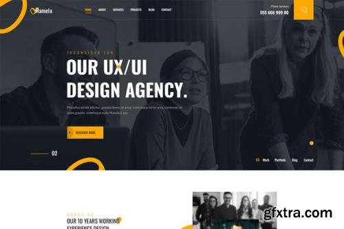 ThemeForest - Hamela v1.0.1 - Digital Agency Services Elementor Template Kit - 31121685