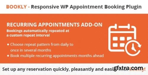 CodeCanyon - Bookly Recurring Appointments (Add-on) v3.7 - 19497634