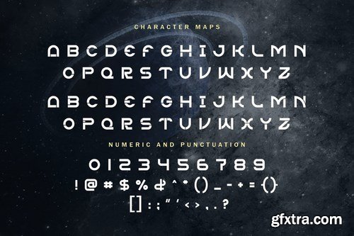 Overfield - Techno gaming font