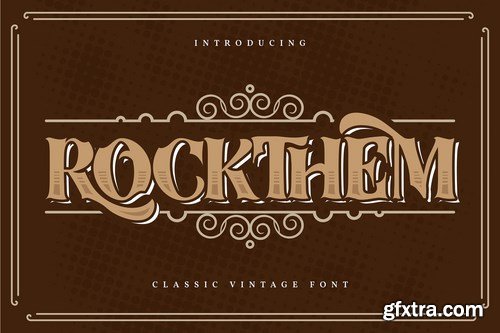 Rockthem Classic Vintage Font