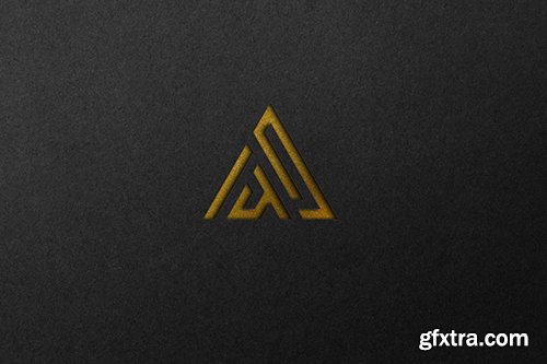 Embossed Engraved Logo Mockup