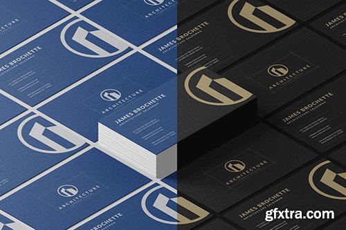 Architect Blueprint - Professional Business Card