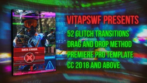 Videohive - 52 Drag and Drop Glitch Transitions