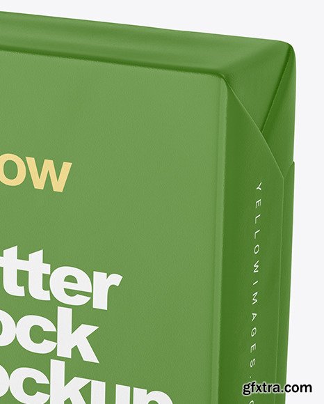 Matte Butter Block Mockup 76787