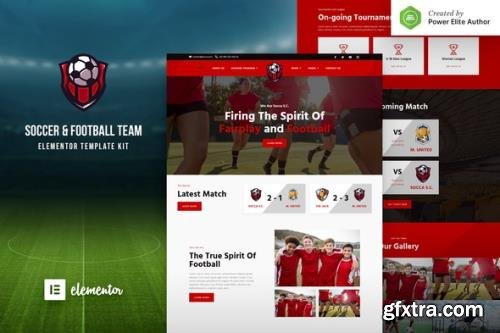 ThemeForest - Socca v1.0.0 - Football Team & Sports Club Elementor Template Kit - 31173513