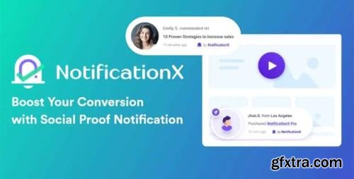 NotificationX Pro v1.5.4 - Best WordPress Marketing Plugin - NULLED