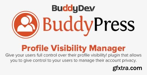 BuddyDev - BuddyPress Profile Visibility Manager v1.8.6 - Give Your Users Full Control Over Their Profile Visibility